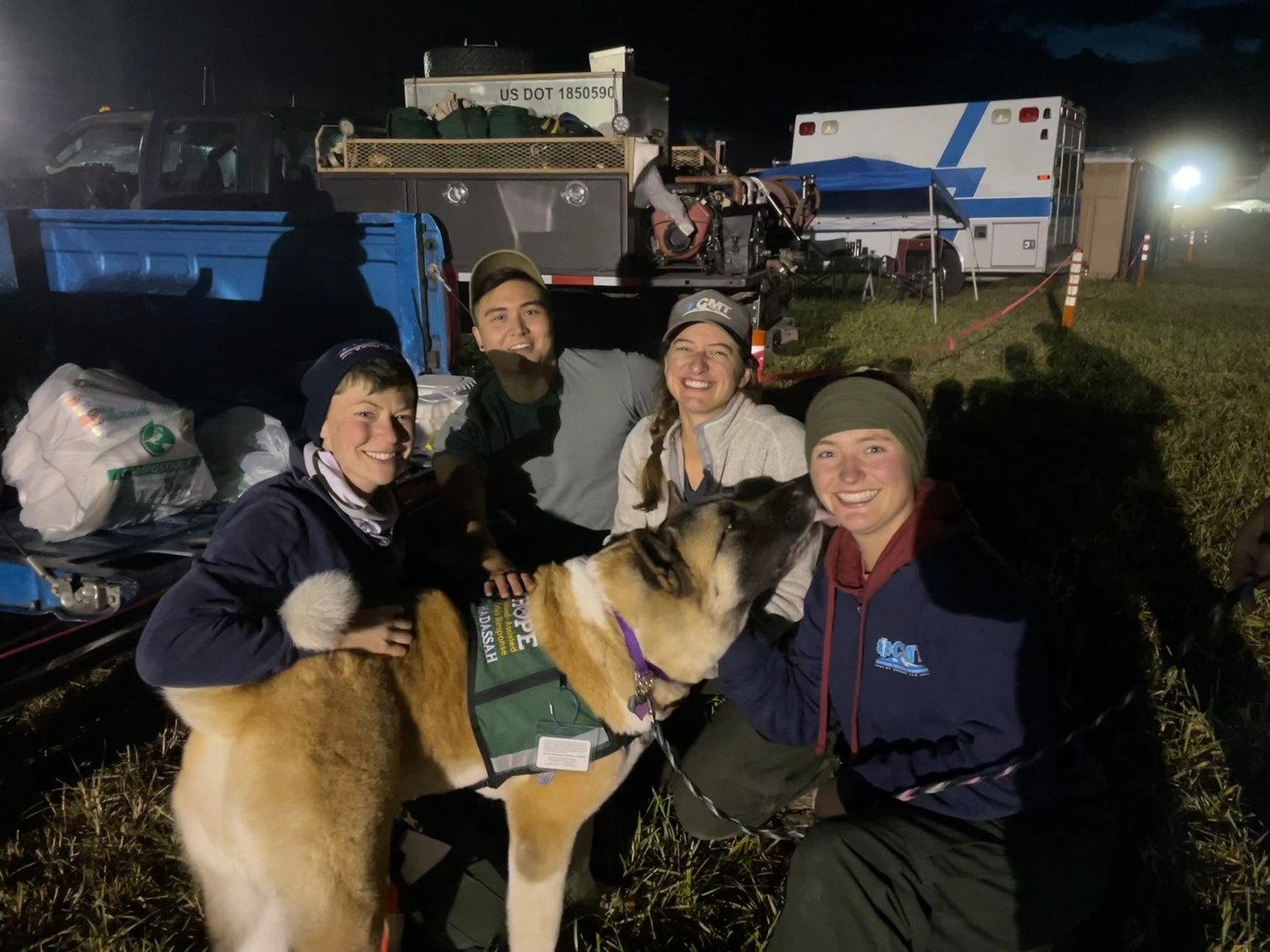 These photographs of therapy dogs from HOPE Animal-Assisted Crisis Response were provided by Gifford Pinchot National Forest Over the Weekend.